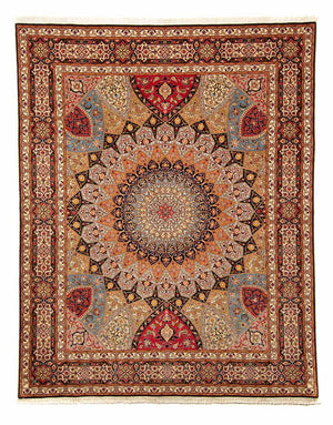 Persisk tæppe - Tabriz - Royal - 257 x 201 cm - flerfarvet