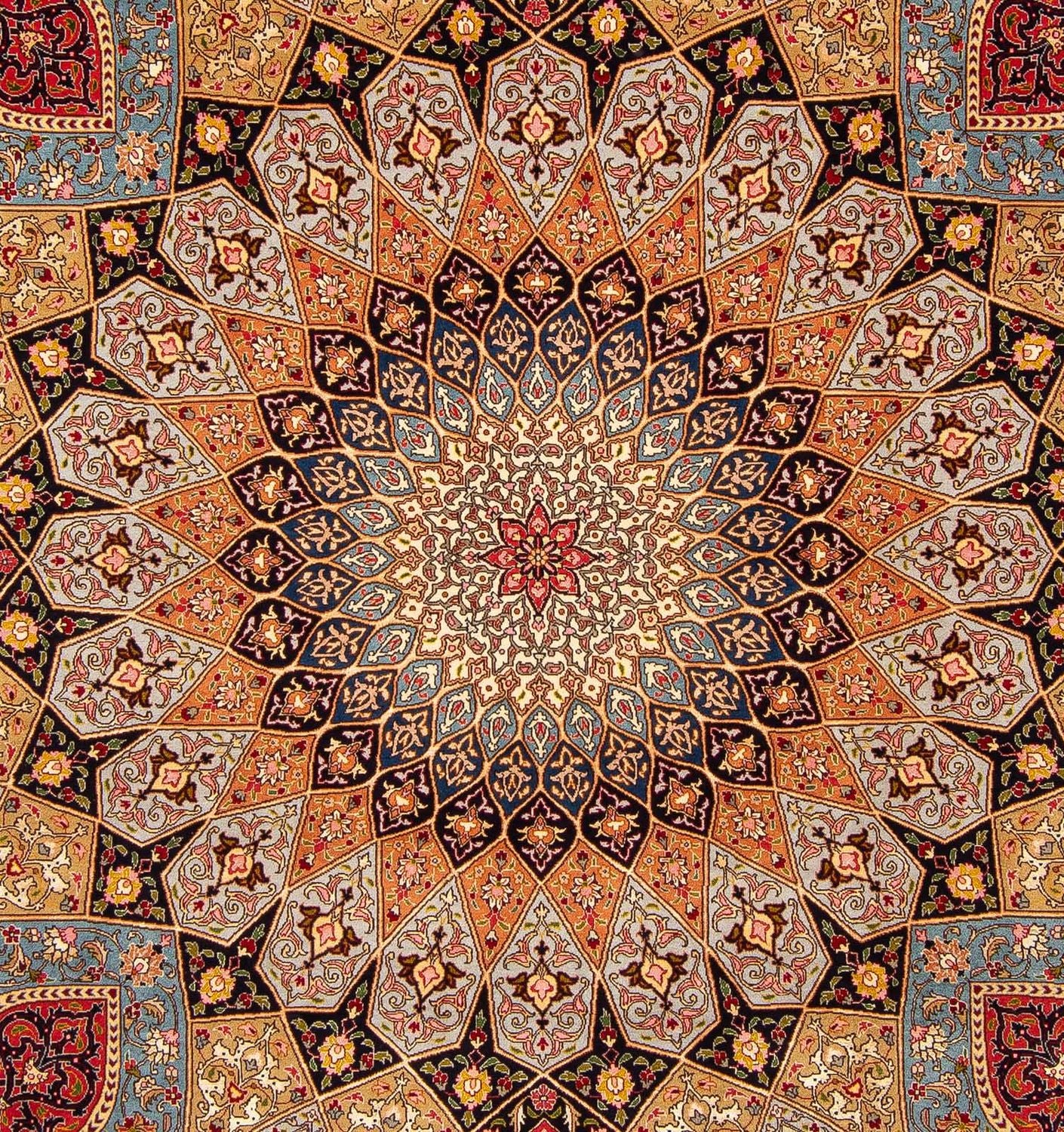 Persisk tæppe - Tabriz - Royal - 257 x 201 cm - flerfarvet