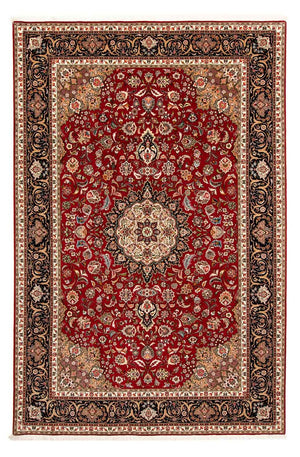 Persisk tæppe - Tabriz - Royal - 316 x 206 cm - mørkerød