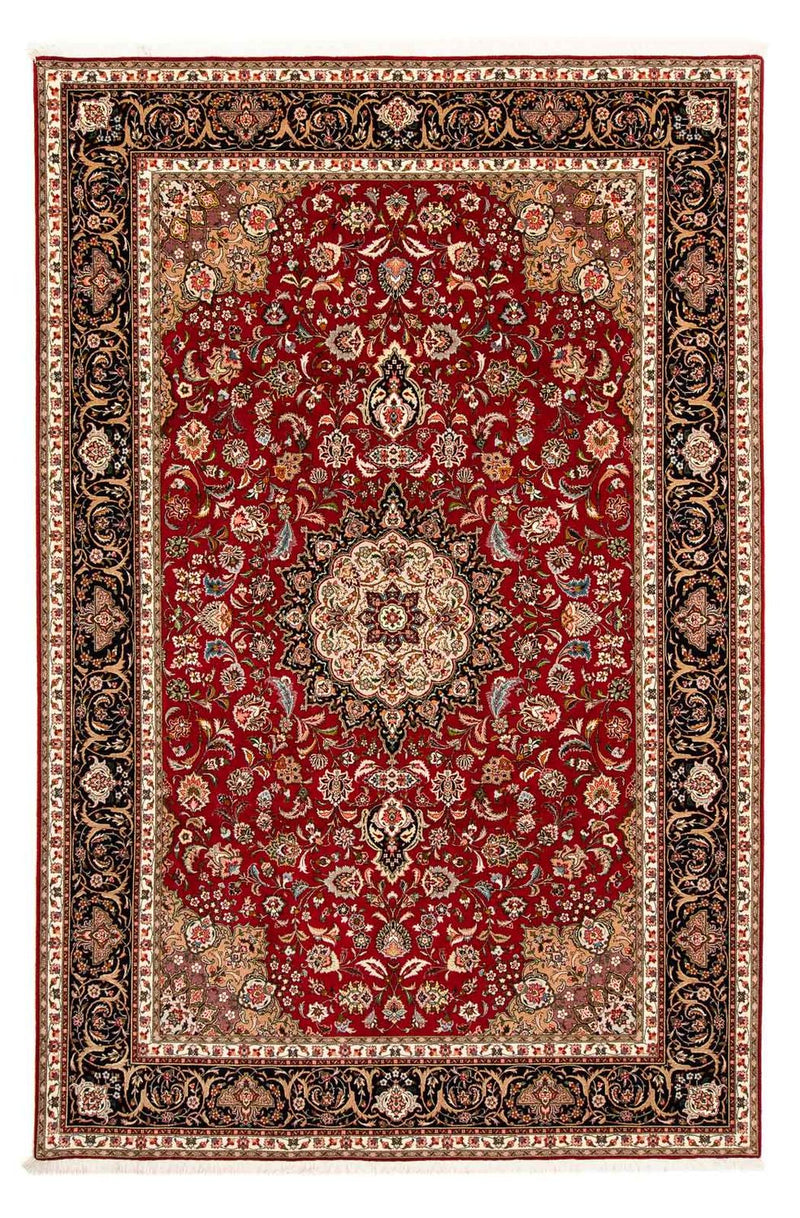 Persisk tæppe - Tabriz - Royal - 316 x 206 cm - mørkerød
