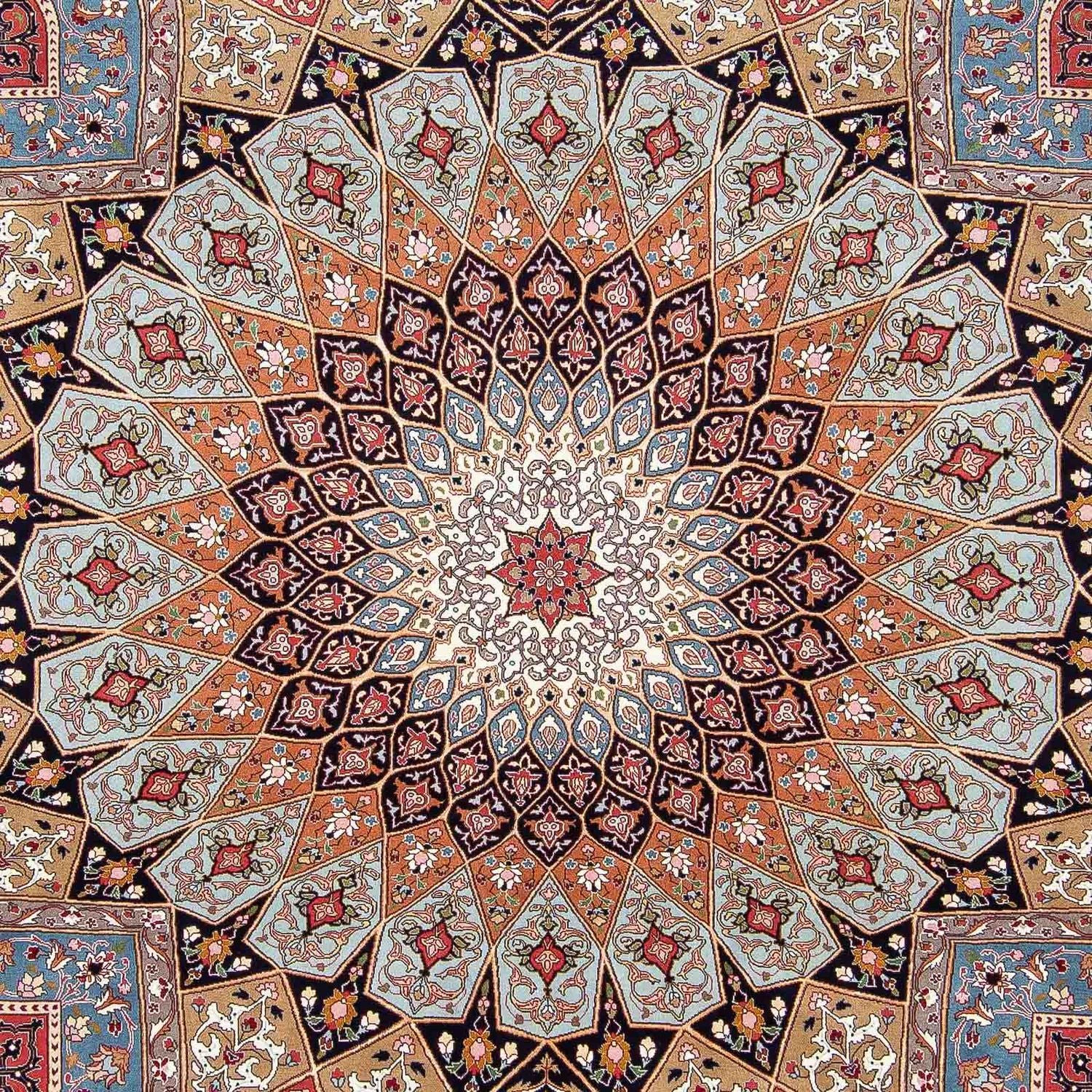 Persisk tæppe - Tabriz - Royal - 304 x 253 cm - flerfarvet