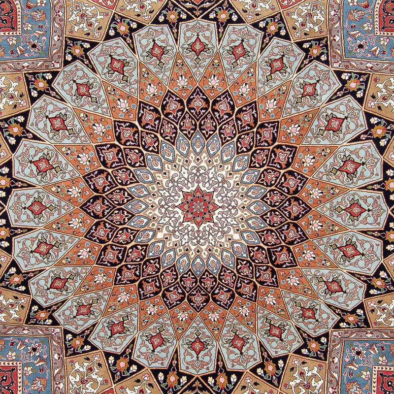 Persisk tæppe - Tabriz - Royal - 304 x 253 cm - flerfarvet