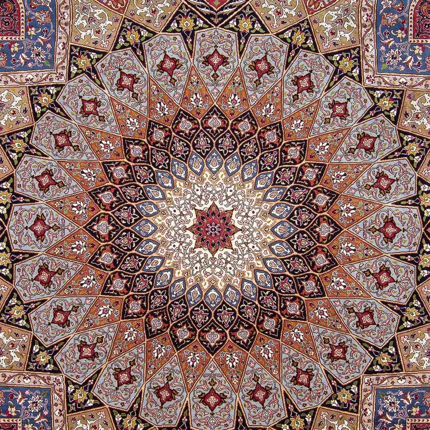 Persisk tæppe - Tabriz - Royal - 304 x 254 cm - flerfarvet