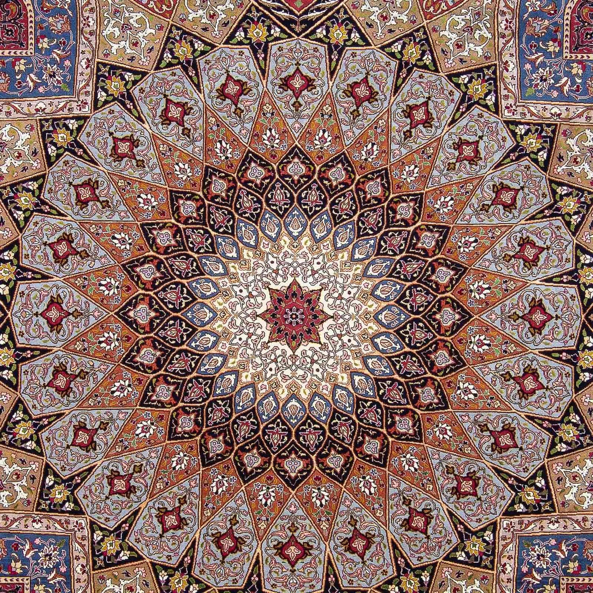 Persisk tæppe - Tabriz - Royal - 304 x 254 cm - flerfarvet