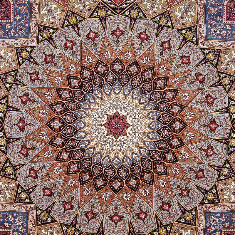 Persisk tæppe - Tabriz - Royal - 304 x 254 cm - flerfarvet