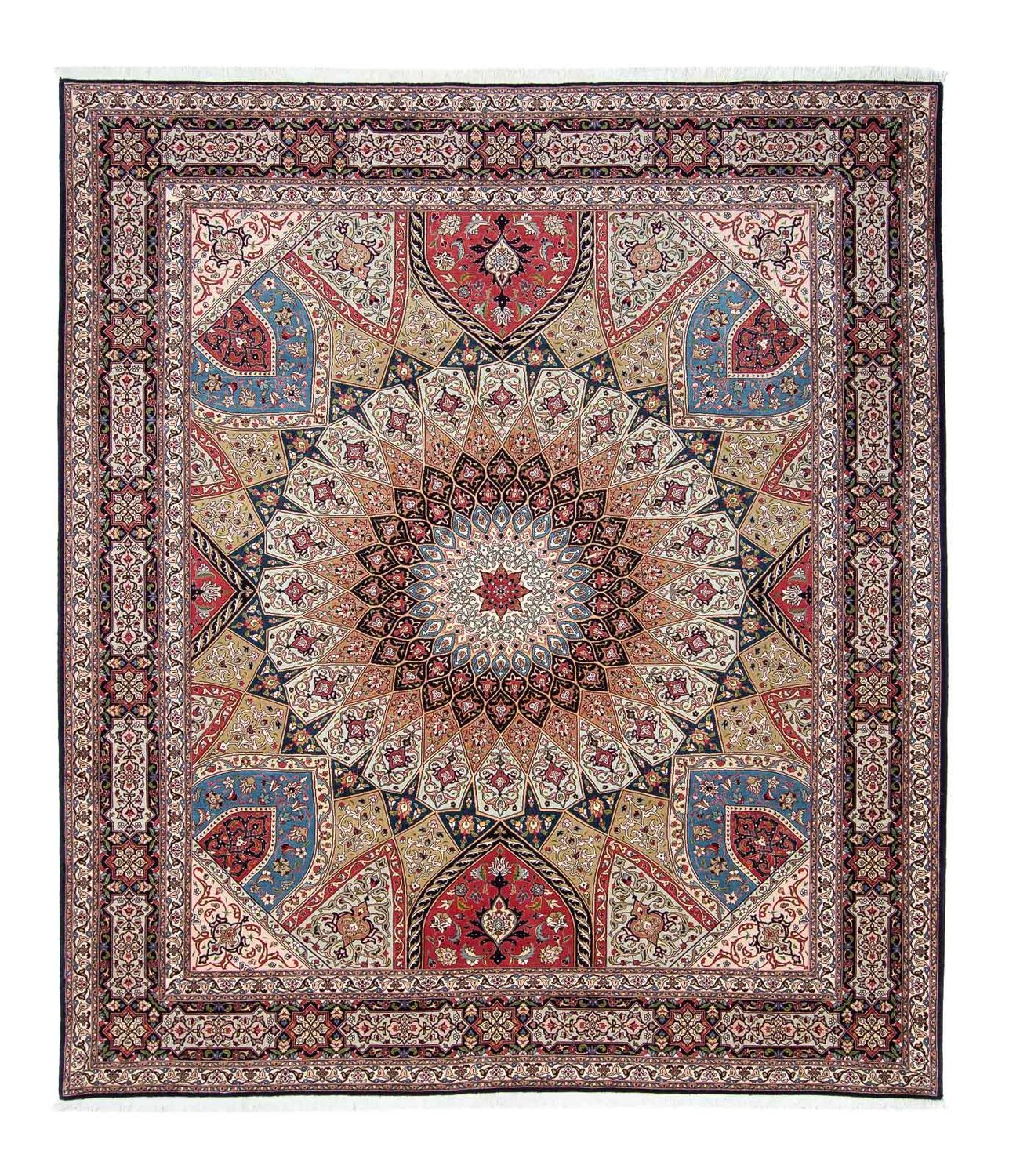 Persisk tæppe - Tabriz - Royal - 305 x 258 cm - flerfarvet