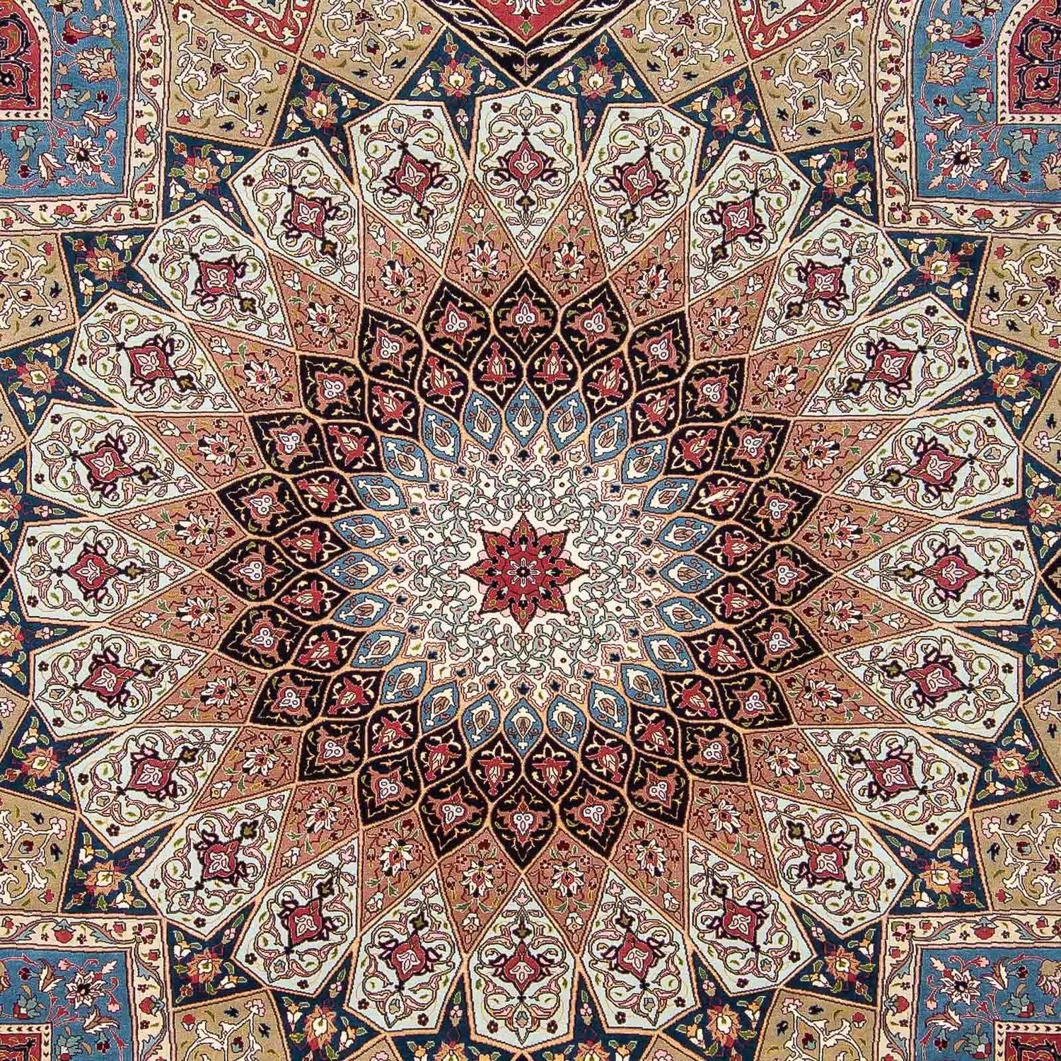 Persisk tæppe - Tabriz - Royal - 305 x 258 cm - flerfarvet