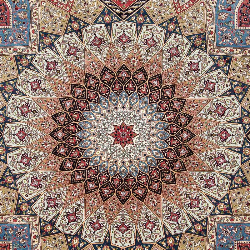 Persisk tæppe - Tabriz - Royal - 305 x 258 cm - flerfarvet