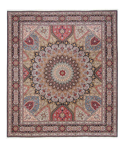 Tabriz - 50 Raj Tæppe 253x297cm - Persisk tæppe