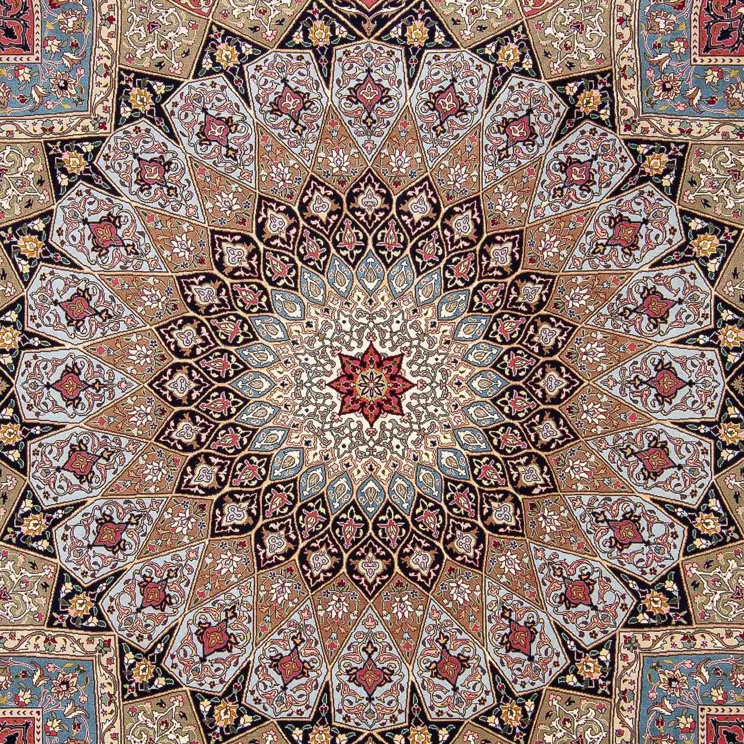 Persisk tæppe - Tabriz - Royal - 297 x 253 cm - flerfarvet