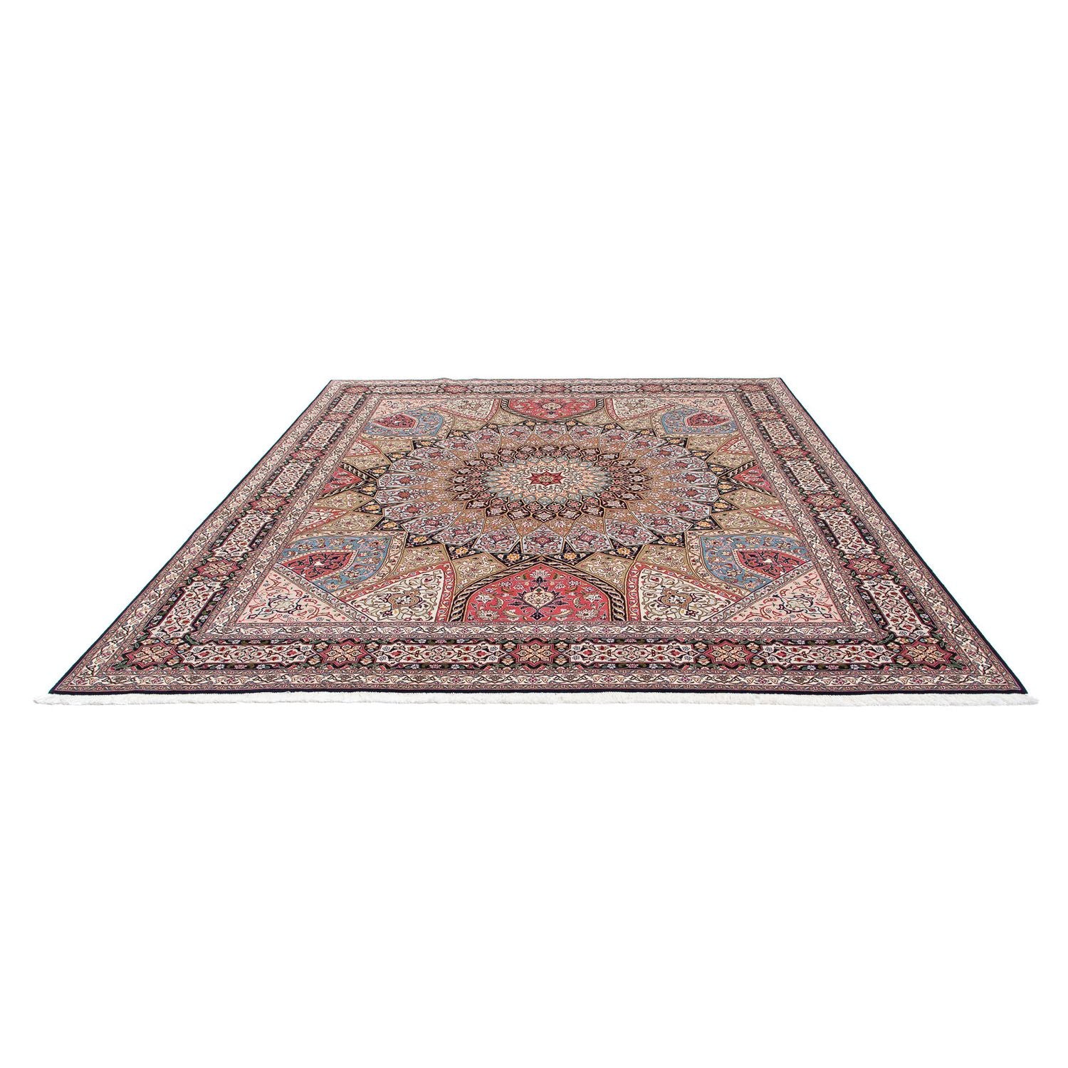 Persisk tæppe - Tabriz - Royal - 297 x 253 cm - flerfarvet
