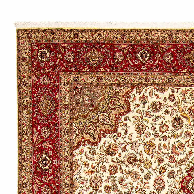 Persisk tæppe - Tabriz - Royal - 415 x 306 cm - lys brun