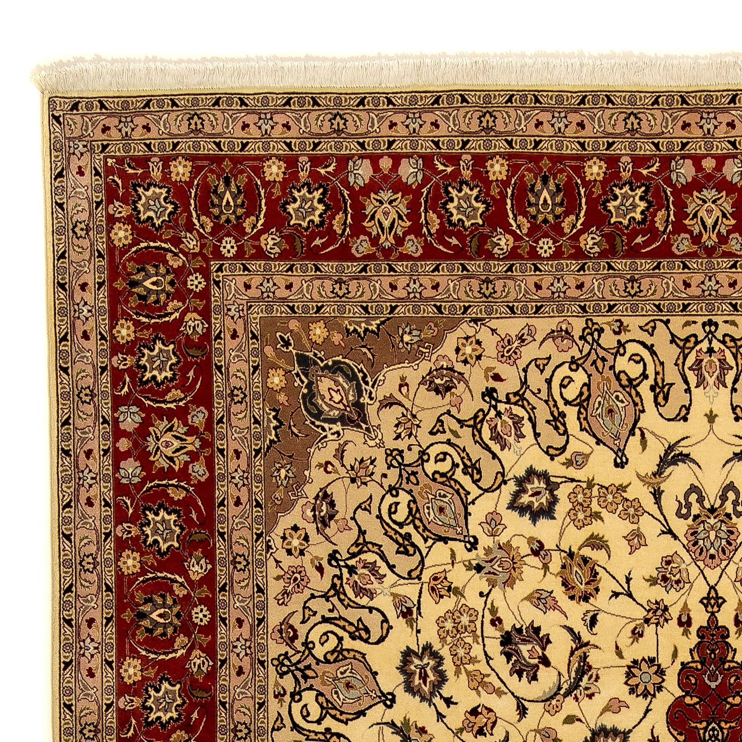 Persisk tæppe - Tabriz - Royal - 355 x 253 cm - beige