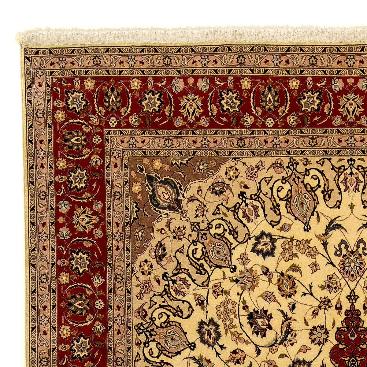 Persisk tæppe - Tabriz - Royal - 355 x 253 cm - beige