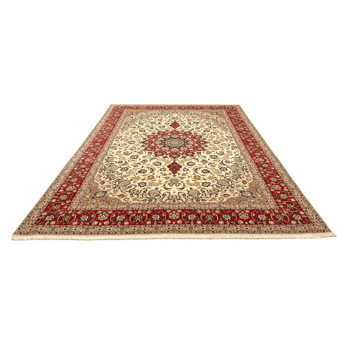 Persisk tæppe - Tabriz - Royal - 355 x 253 cm - beige