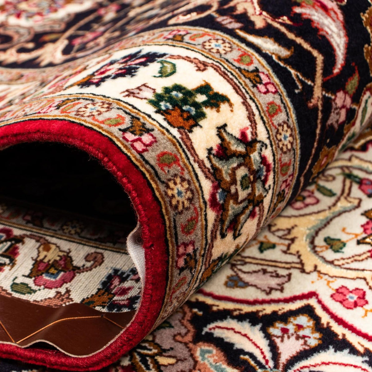 Persisk tæppe - Tabriz - Royal - 405 x 302 cm - rød