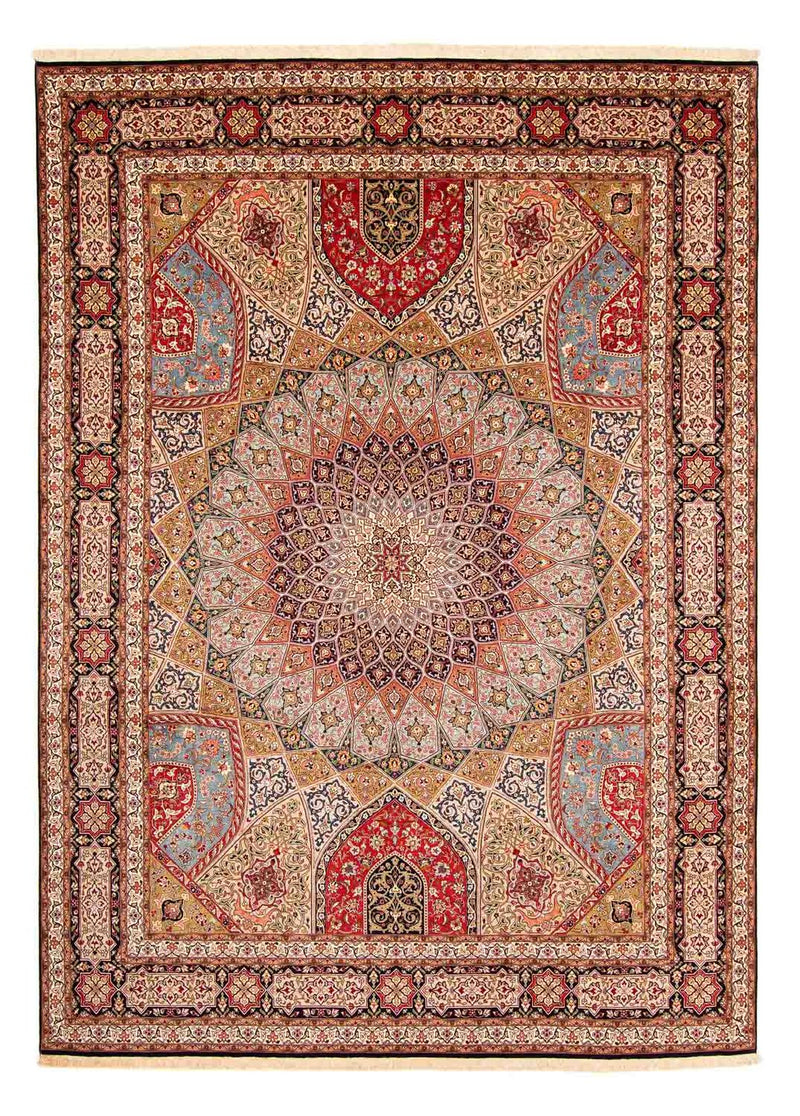 Persisk tæppe - Tabriz - Royal - 402 x 300 cm - flerfarvet