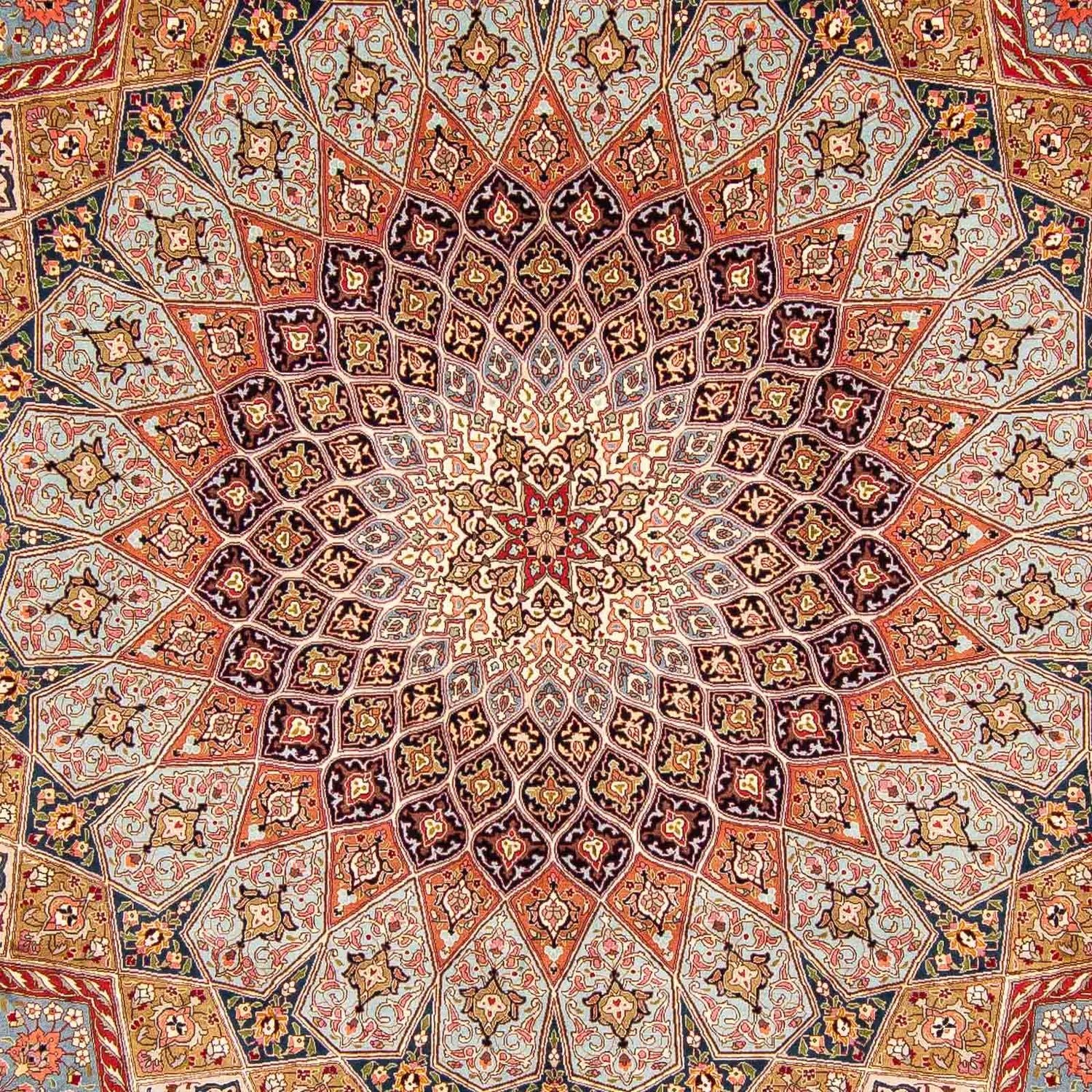 Persisk tæppe - Tabriz - Royal - 402 x 300 cm - flerfarvet