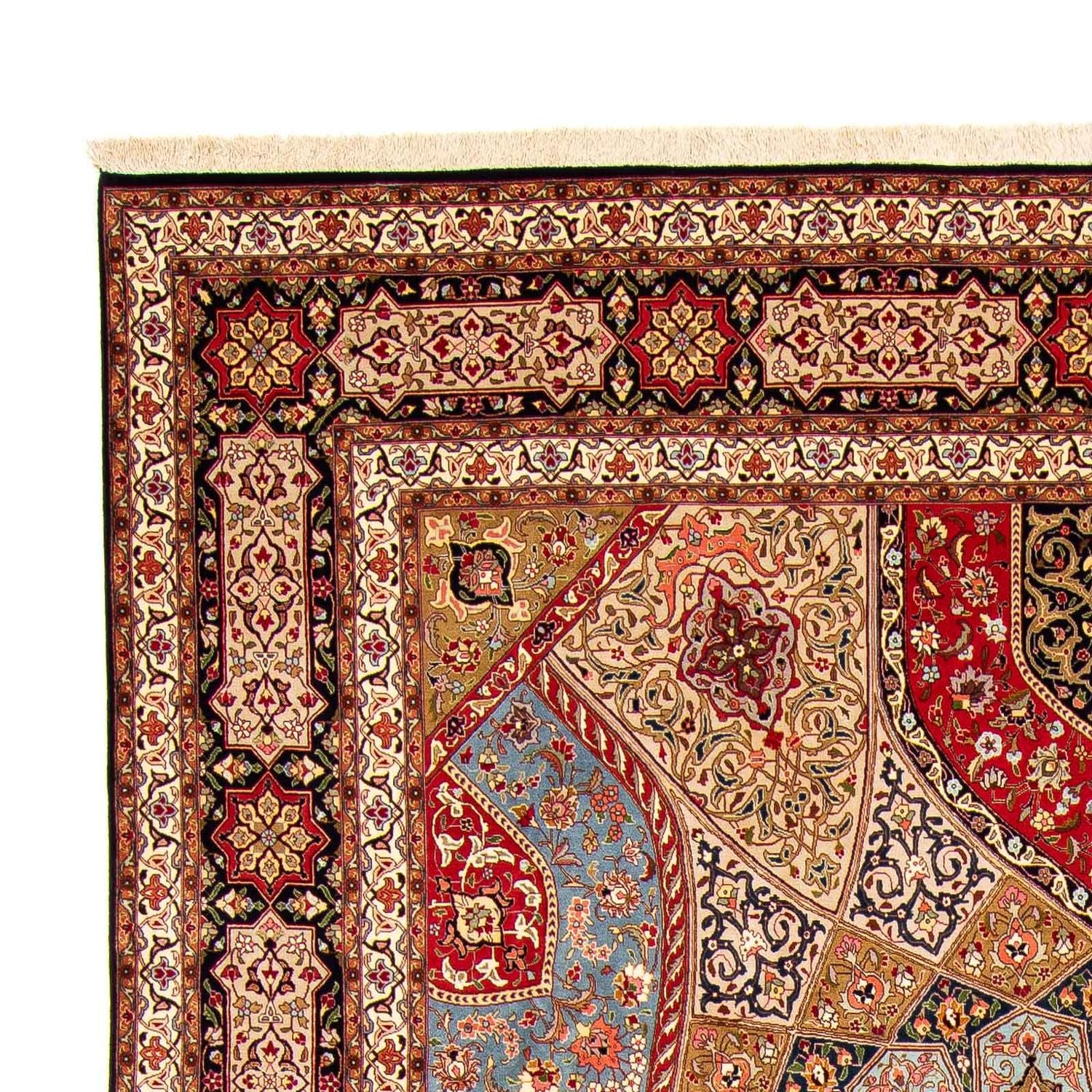 Persisk tæppe - Tabriz - Royal - 402 x 300 cm - flerfarvet