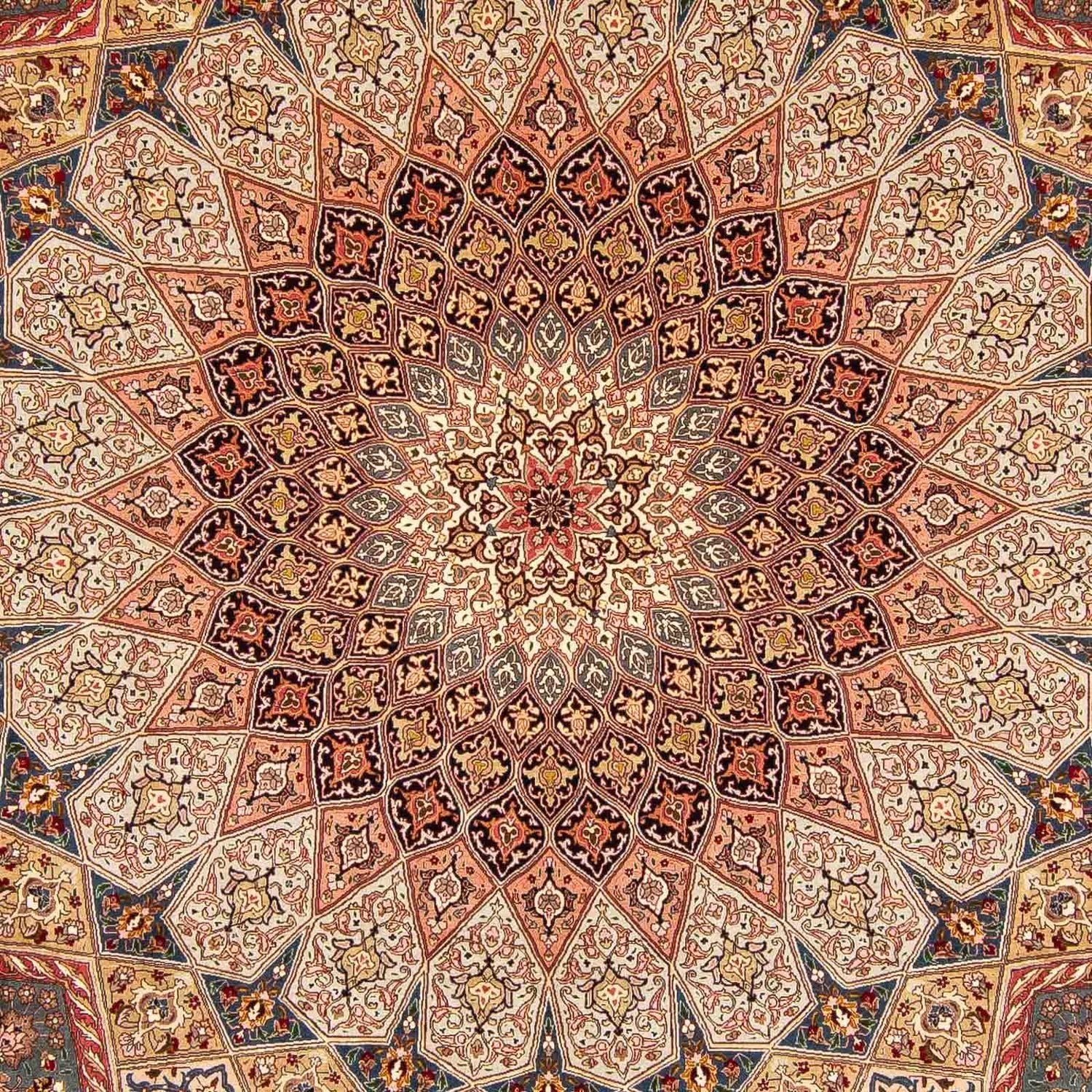 Persisk tæppe - Tabriz - Royal - 398 x 298 cm - flerfarvet