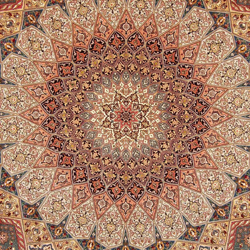 Persisk tæppe - Tabriz - Royal - 398 x 298 cm - flerfarvet