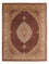 Persisk tæppe - Tabriz - 403 x 300 cm - mørkerød