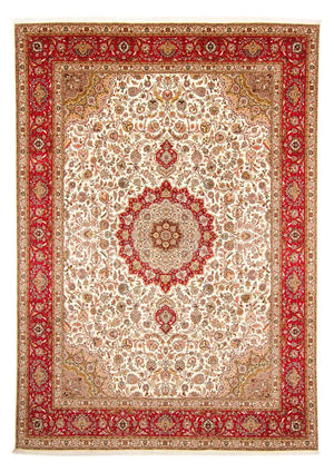 Persisk tæppe - Tabriz - Royal - 411 x 303 cm - rød