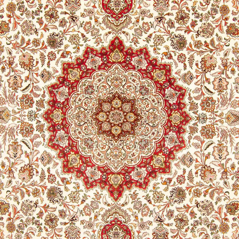 Persisk tæppe - Tabriz - Royal - 411 x 303 cm - rød