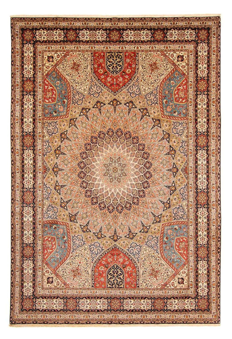 Persisk tæppe - Tabriz - Royal - 420 x 303 cm - flerfarvet
