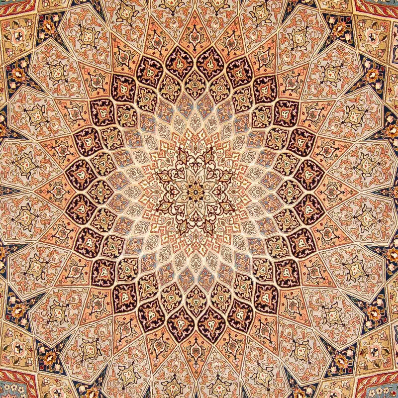 Persisk tæppe - Tabriz - Royal - 420 x 303 cm - flerfarvet