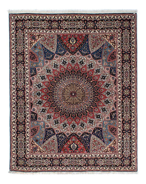 Persisk tæppe - Tabriz - Royal - 190 x 156 cm - lys brun