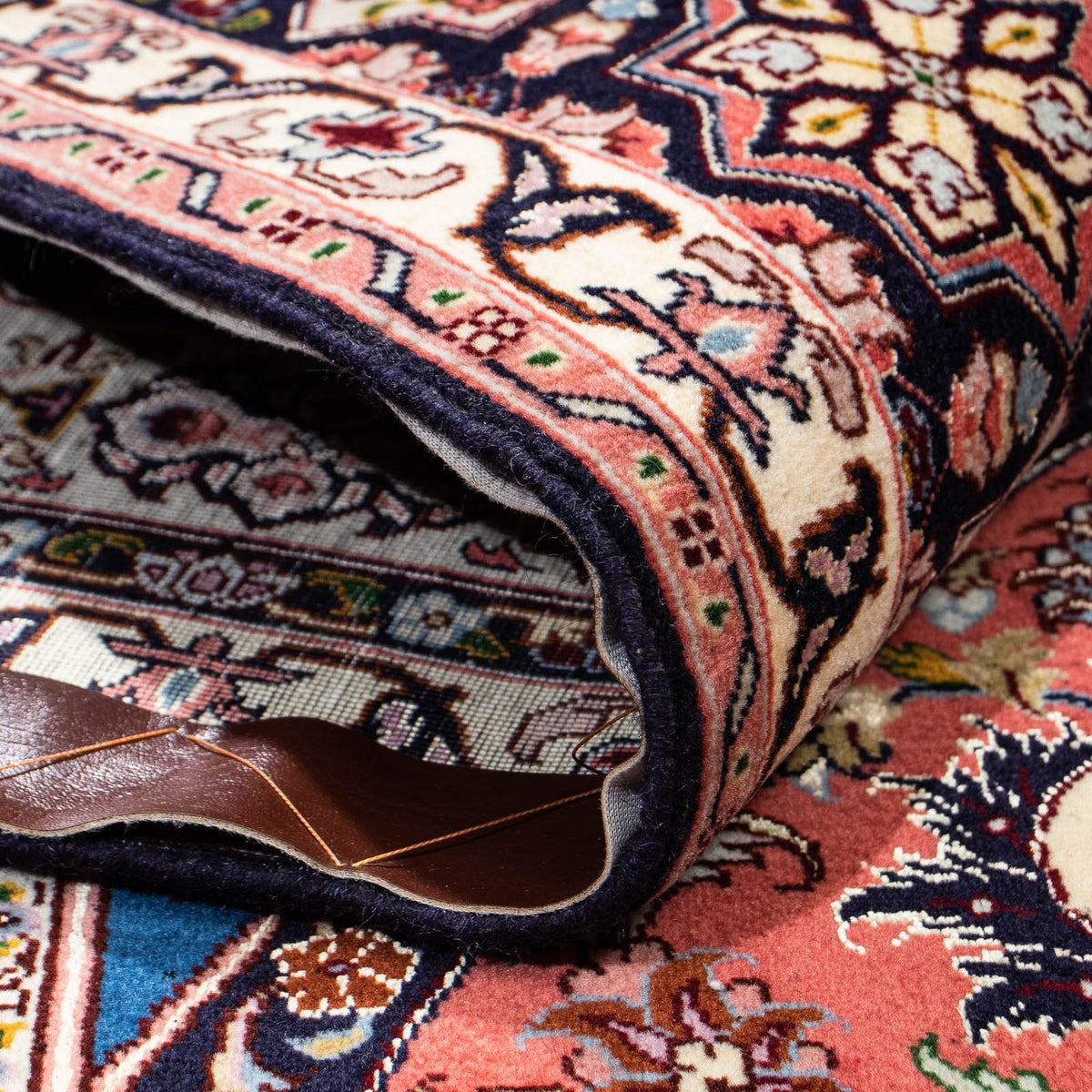 Persisk tæppe - Tabriz - Royal - 190 x 156 cm - lys brun