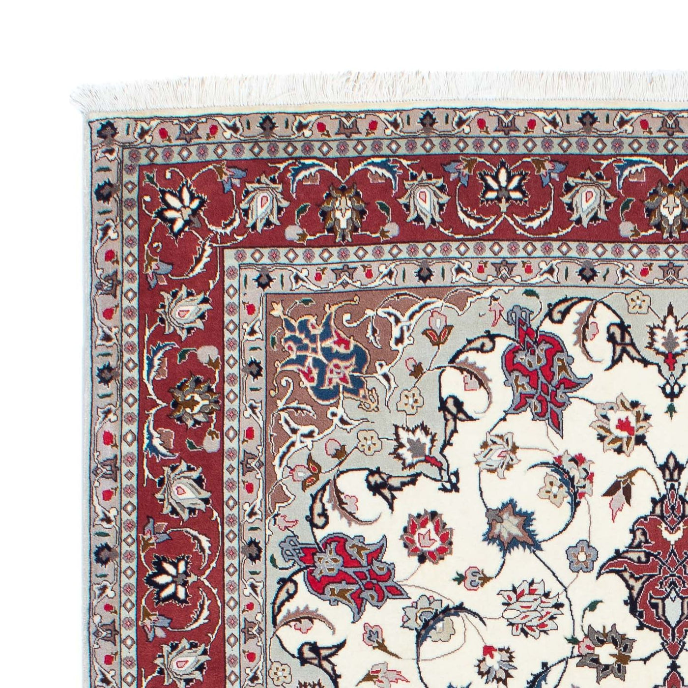 Tabriz - 50 Raj Tæppe 201x152cm - Persisk tæppe