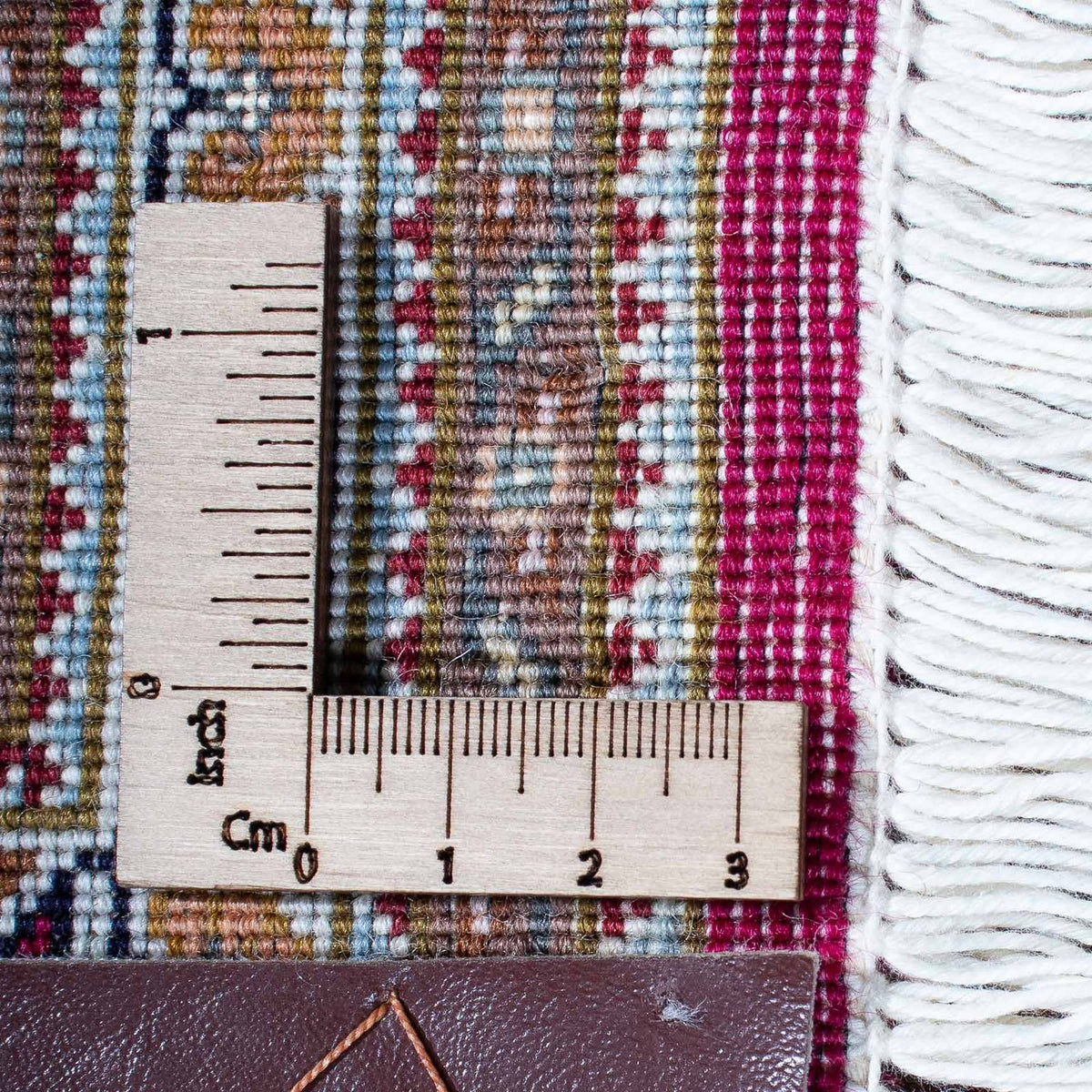 Persisk tæppe - Tabriz - 192 x 155 cm - lysrød