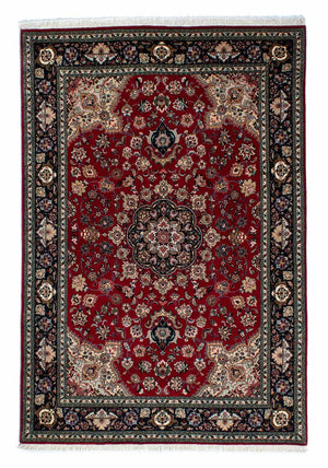 Persisk tæppe - Tabriz - Royal - 212 x 149 cm - mørkerød