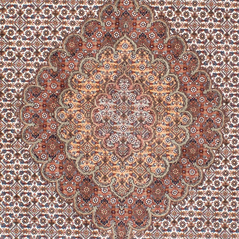 Persisk tæppe - Tabriz - 198 x 152 cm - lys brun