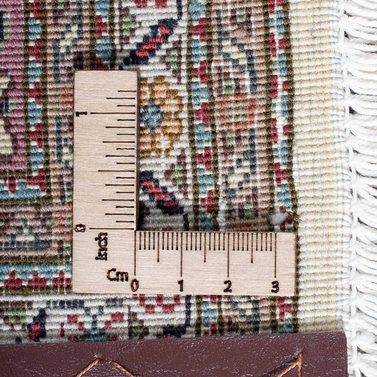 Persisk tæppe - Tabriz - 198 x 152 cm - lys brun