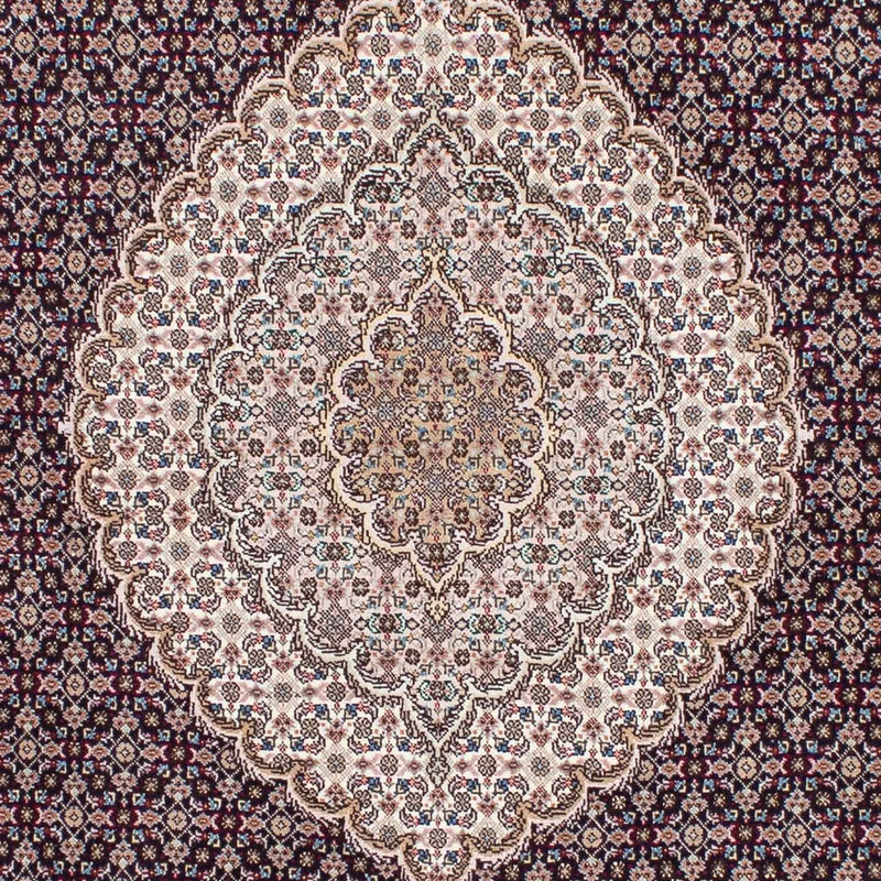 Persisk tæppe - Tabriz - 205 x 156 cm - lys brun