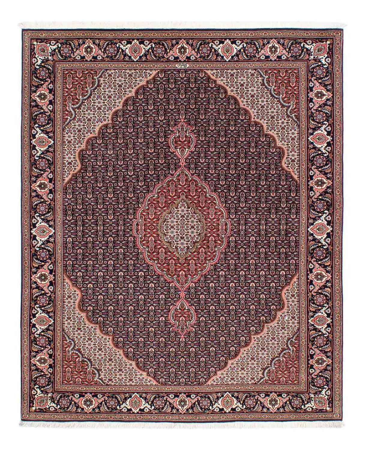Persisk tæppe - Tabriz - 194 x 154 cm - lys brun