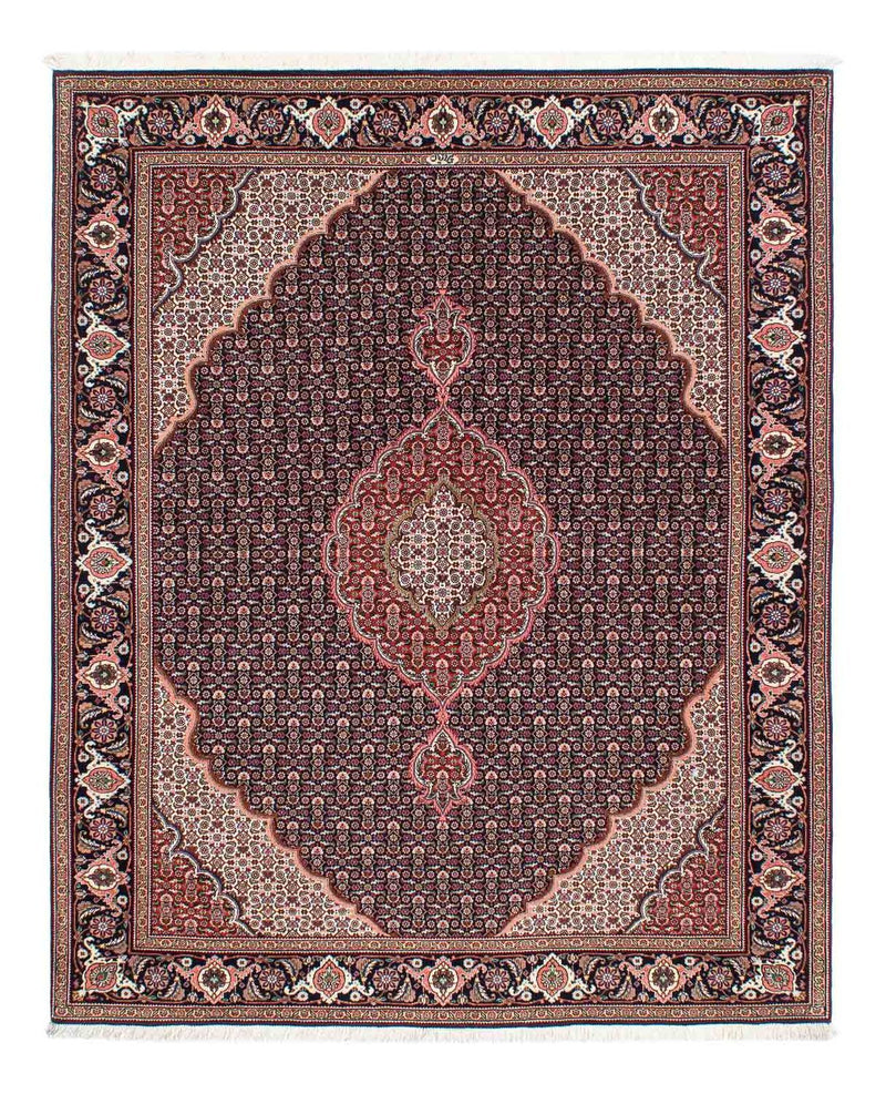 Persisk tæppe - Tabriz - 194 x 154 cm - lys brun