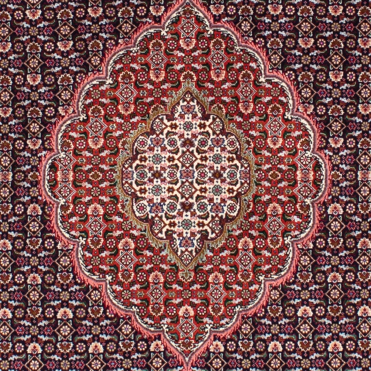 Persisk tæppe - Tabriz - 194 x 154 cm - lys brun