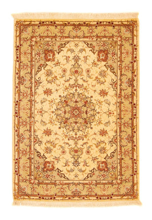 Persisk tæppe - Tabriz - Royal - 147 x 104 cm - beige