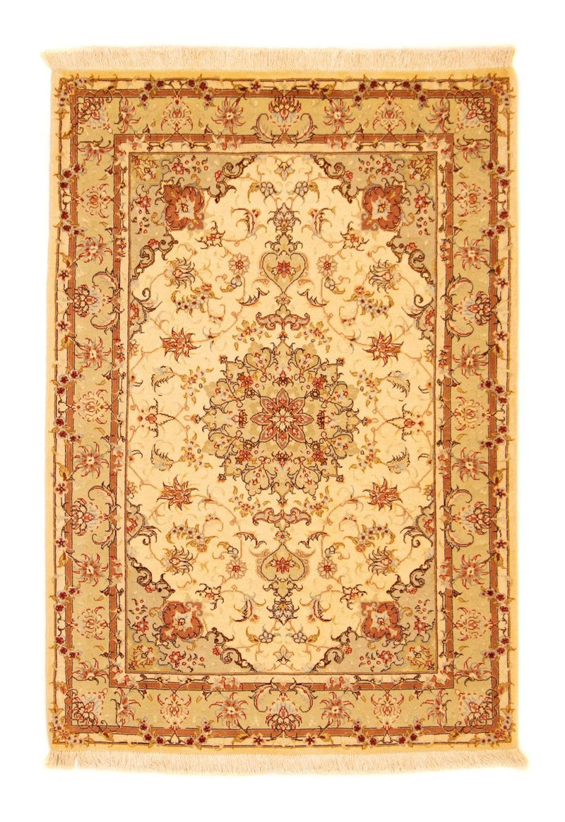 Persisk tæppe - Tabriz - Royal - 147 x 104 cm - beige