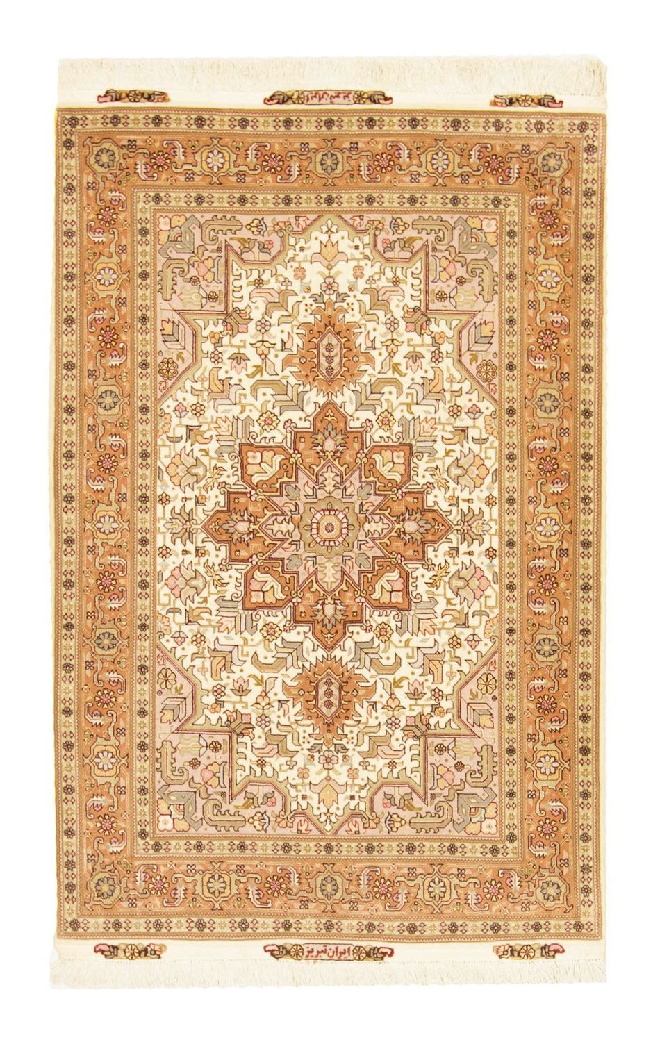 Persisk tæppe - Tabriz - Royal - 156 x 102 cm - beige