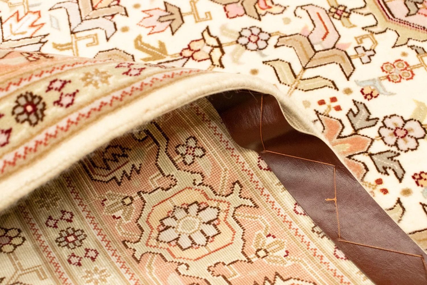Persisk tæppe - Tabriz - Royal - 156 x 102 cm - beige