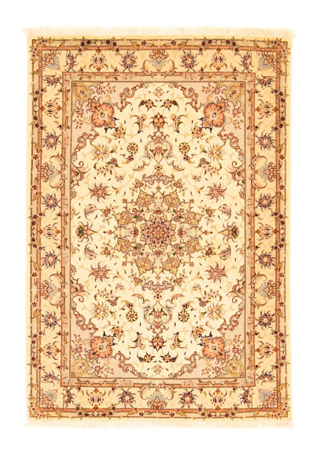 Persisk tæppe - Tabriz - Royal - 150 x 102 cm - beige