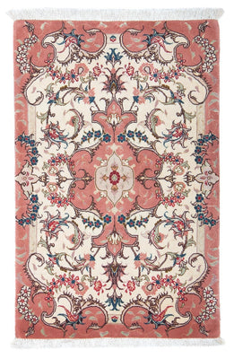 Persisk tæppe - Tabriz - Royal - 90 x 60 cm - beige