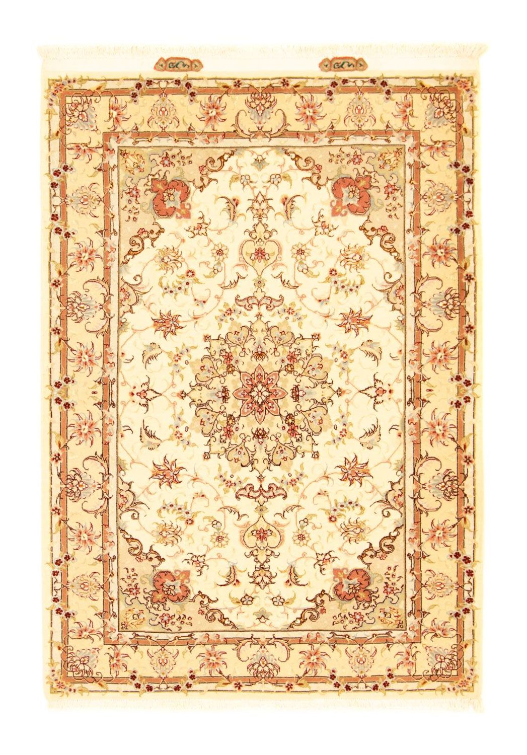 Persisk tæppe - Tabriz - Royal - 148 x 102 cm - beige