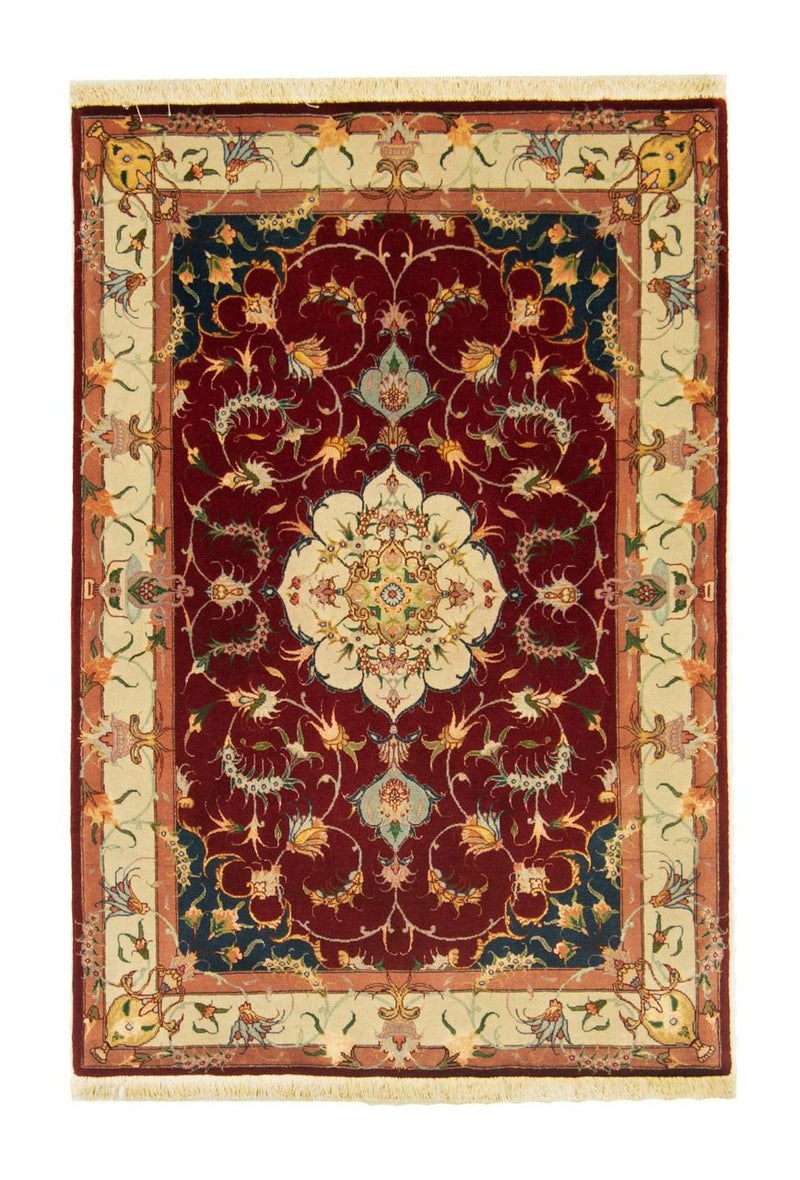 Persisk tæppe - Tabriz - Royal - 149 x 100 cm - rød
