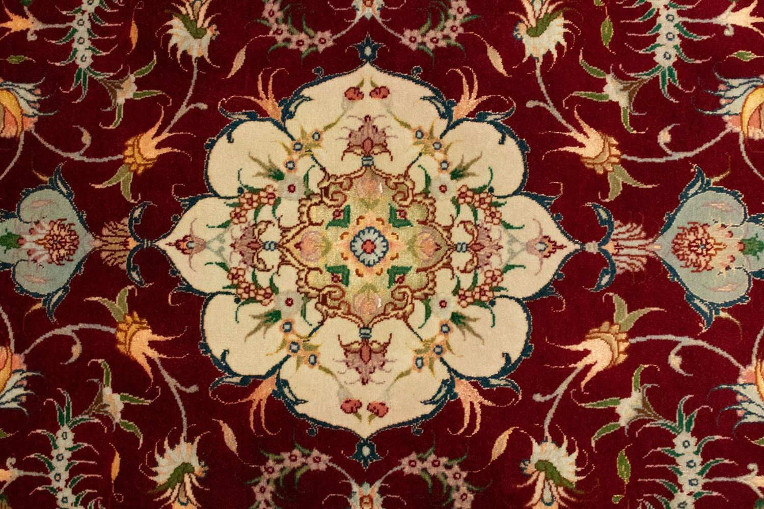 Persisk tæppe - Tabriz - Royal - 149 x 100 cm - rød